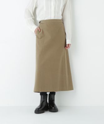 ＜human woman (Women)＞◆ライトモールスキンＡラインスカート（０７７５２２０００１）