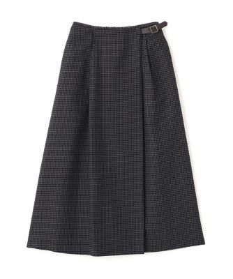 ◇先染めチェックキルト風スカート（0775220003） | human