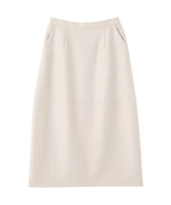 ウールサキソニーコクーンスカート（0775220102） | human