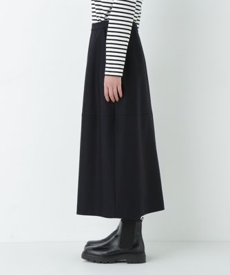 ウールサキソニーコクーンスカート（0775220102） | human