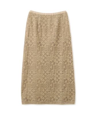 シェヴィダレン ◡̈ リネンスカート VIVIANO(ヴィヴィアーノ) 25SSTULLE RUFFLE ASYMMETRIC SKIRT