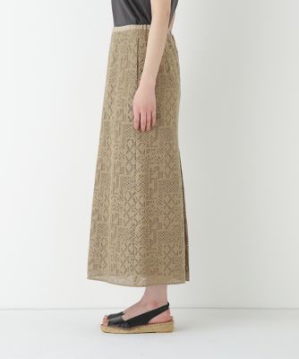 ◇ジオメトリックレーススカート（0775220703