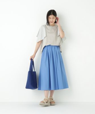 レイコマン様 2点おまとめchez-voeuロングスカートBAYFLOWTシャツ 一部WEB限定カラー セットアップ対応 】フィネスボイル スカート