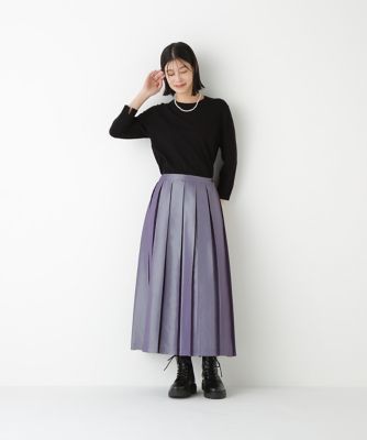◇ボックスプリーツAラインスカート（0775220901