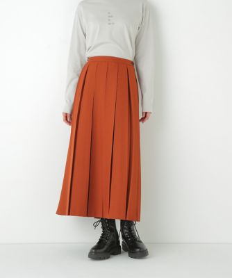 ＜human woman (Women)＞◆ボックスプリーツＡラインスカート（０７７５２２０９０１）