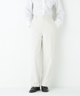 ＜human woman (Women)＞リクライドクロスセミワイドパンツ（０７７５２３０１００）