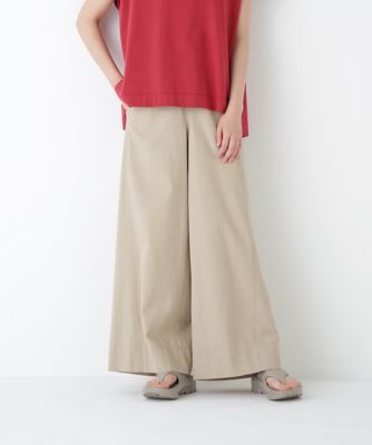 human woman (Women)/ヒューマンウーマン ライトオンスデニムツイストバギーパンツ(0775230701) ベージュ040 パンツ・ズボン【三越伊勢丹/公式】