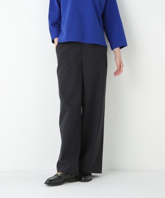 【SALE】human woman (Women)/ヒューマンウーマン シェルタリングドライオックスセミワイドパンツ(0775230804) ブラック010 パンツ・ズボン【三越伊勢丹/公式】