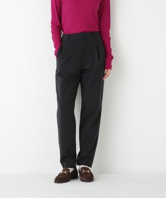 ◇ストレッチポンチワンタックテーパードパンツ