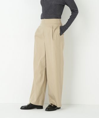 human woman (Women)/ヒューマンウーマン コットンナイロンツイルパンツ(0775230908) ベージュ040 パンツ・ズボン【三越伊勢丹/公式】