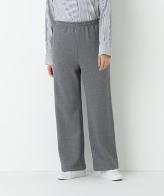 ＜human woman (Women)＞裏毛ストレートパンツ（０７７５２３６１００）