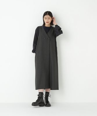 ◇TRストレッチVネックジャンスカ（0775240001） | human