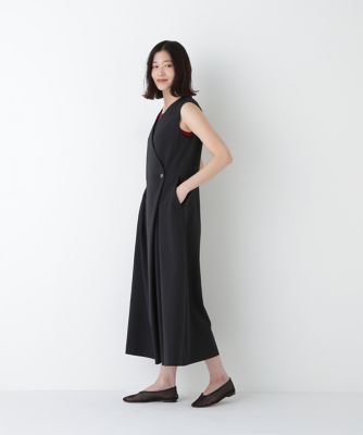 ◇T／TAツイルラップ風ノースリーブワンピース