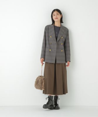 ◇強撚シャークスキンピークドラペルジャケット（0775250900