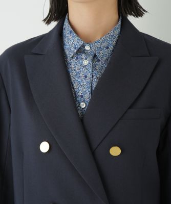 ◇強撚シャークスキンピークドラペルジャケット（0775250900