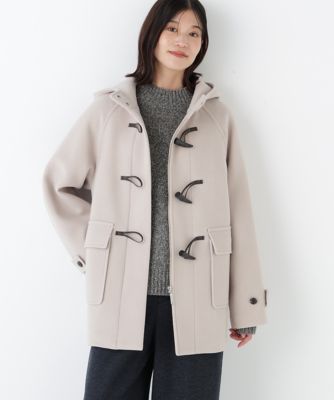 human woman (Women)/ヒューマンウーマン モッサミドルダッフルコート(0775251102) ベージュ040 コート・ジャケット【三越伊勢丹/公式】