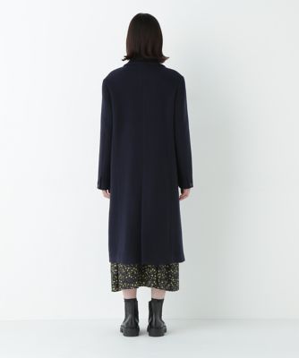 ルクールブラン ウールモッサダブルチェスターコート Mサイズ相当 美品 ウールモッサダブルチェスターコート/le.coeur blanc(ルクールブラン