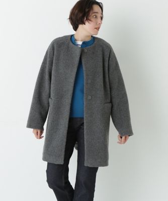 ◇ボアノーカラーコート（0775251106） | human woman