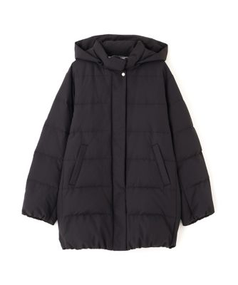 ◇フーディースタンドカラー2wayダウンコート