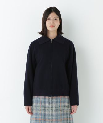 しまねこ様　human woman ソフトメルトンブルゾン Wメルトンショートジップブルゾン（0775255100） | human