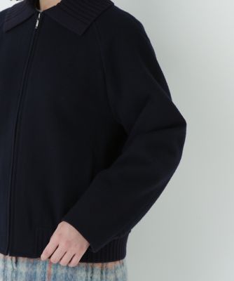 Wメルトンショートジップブルゾン（0775255100） | human