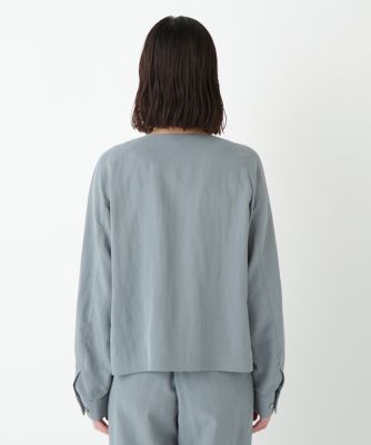 ⭐︎新品⭐︎ヒューマン ウーマン⭐︎ストレッチコードブルゾン⭐︎ネイビー⭐︎Mサイズ⭐︎ ◇ストレッチエアリードットコードノーカラーブルゾン