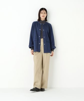 大人気即完売　ウォッシュドDEMIMブルゾン ◇8ozデニムブルゾン（0775255902） | human woman