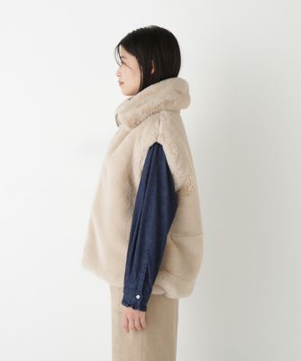 ◇フェイクファーコクーンジレ（0775255905） | human woman