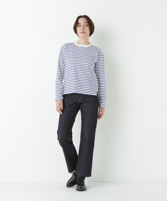 ボーダーロングスリーブTシャツ（0775260103） | human