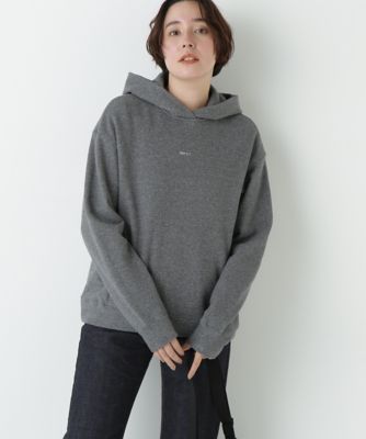 human woman (Women)/ヒューマンウーマン 裏毛merciパーカー(0775260105) グレー020 トップス【三越伊勢丹/公式】