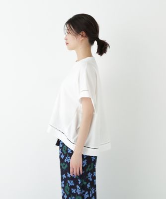 ◆布帛ドッキング半袖プルオーバー（０７７５２６０７１４）