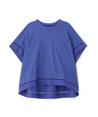 ◆布帛ドッキング半袖プルオーバー（０７７５２６０７１４）