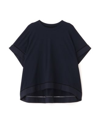 ◆布帛ドッキング半袖プルオーバー（０７７５２６０７１４）