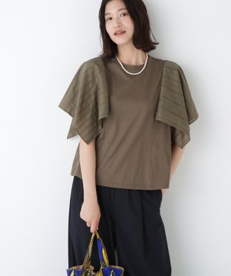 LOULOU STUDIO DAVEWASHEDGREY 関税送料込 ダンボールラグランスリーブプルオーバー | human woman
