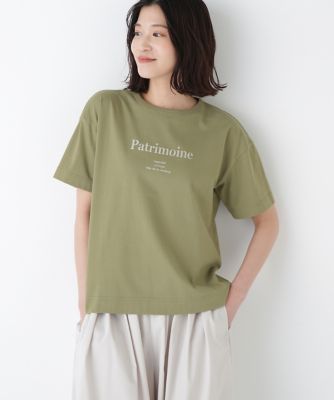 ヒューマンウーマン　コットン長袖ロゴT ◇ロゴTシャツ（0775260816） | human woman (Women