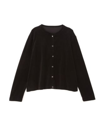 ◇TCコンパクトベロアカーディガン（0775260914