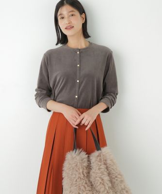 ＜human woman (Women)＞◆ＴＣコンパクトベロアカーディガン（０７７５２６０９１４）