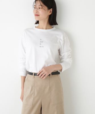 ＜human woman (Women)＞◆ロゴ長袖Ｔシャツ（０７７５２６０９１８）