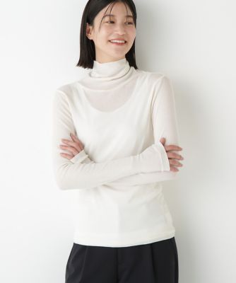 ＜human woman (Women)＞◆シアータートルプルオーバー（０７７５２６０９２３）