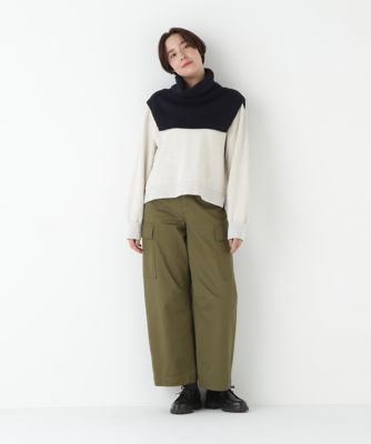 ◇スリットハイネックショートベスト（0775270014） | human