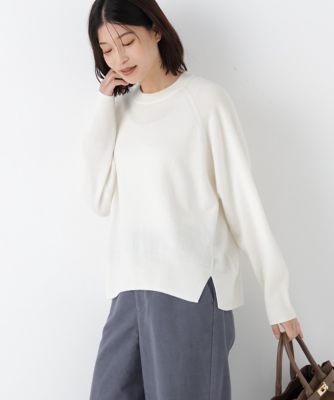 ＜human woman (Women)＞◆ミドルゲージウールクルーネックプルオーバー（０７７５２７０１１０）