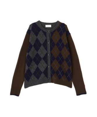70s〜 ウールカーディガン　ミックスカラー 70s〜 ウールカーディガン ミックスカラー