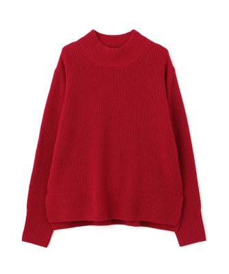 ◇ウールハイネック片畦プルオーバー（0775270200） | human