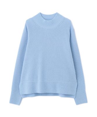 ◇ウールハイネック片畦プルオーバー（0775270200） | human