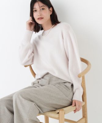 ＜human woman (Women)＞◆ウールファーニットプルオーバー（０７７５２７０２０２）