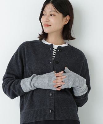 ＜human woman (Women)＞フィンガーレスニットグローブ（０７７５２９５１００）