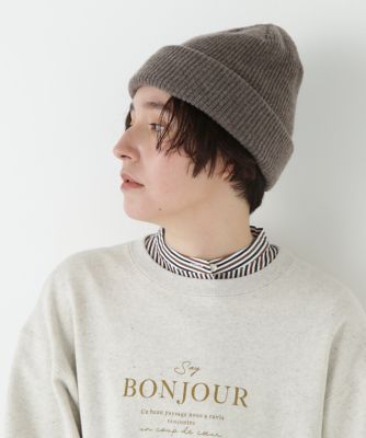 ◇ラムウールニットキャップ（0775296011） | human woman
