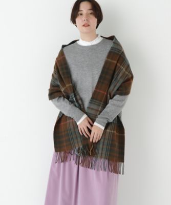 ＜human woman (Women)＞◆チェックマフラー（０７７５２９８０２８）