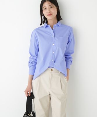 ＜human woman (Women)＞◆《ウォッシャブル》ベーシックシャツ（０７７６１１０２０５）