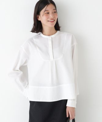 ＜human woman (Women)＞◆アイスコットンドビーシャツ（０７７６１１０２０６）